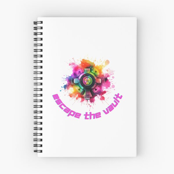 Item preview, Escape the Vault, vault covered in color blotches  designed and sold by Redjakkal.