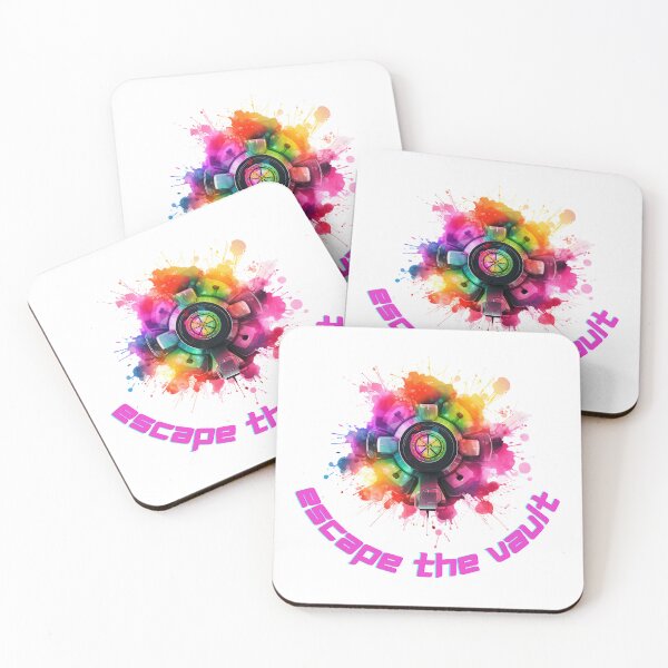 Item preview, Escape the Vault, vault covered in color blotches  designed and sold by Redjakkal.