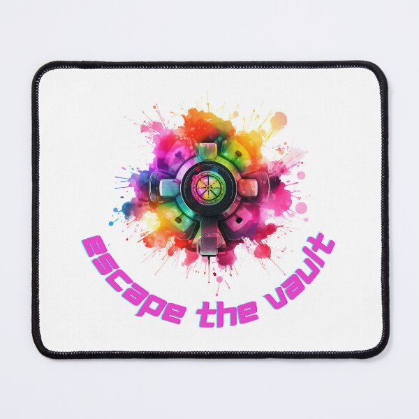 Item preview, Escape the Vault, vault covered in color blotches  designed and sold by Redjakkal.
