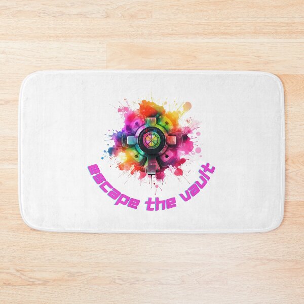 Item preview, Escape the Vault, vault covered in color blotches  designed and sold by Redjakkal.