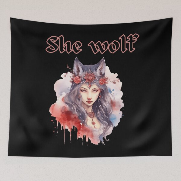 Item preview, Shewolfdaughter wolf princess  designed and sold by RahyasDesign.
