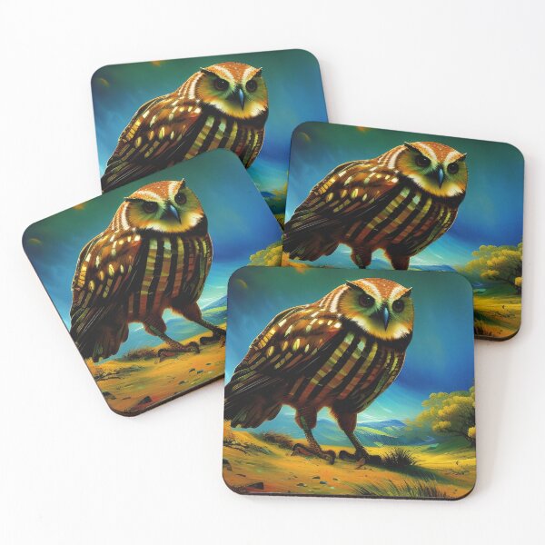 Item preview, Giant Brown Owl, impasto, Ai Generated Art  designed and sold by ACC .