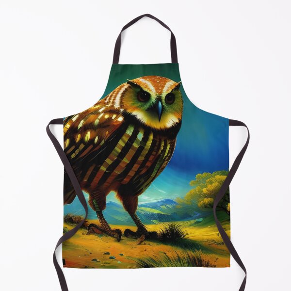 Item preview, Giant Brown Owl, impasto, Ai Generated Art designed and sold by ACC .
