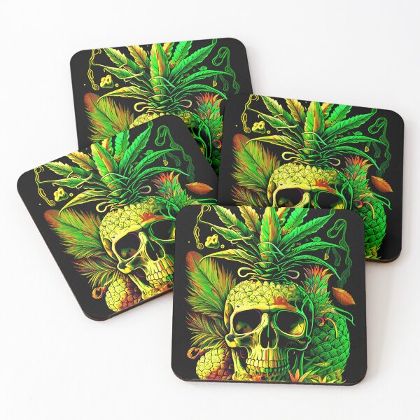Item preview, Trippy Pineapple Skull designed and sold by MindWave THC.