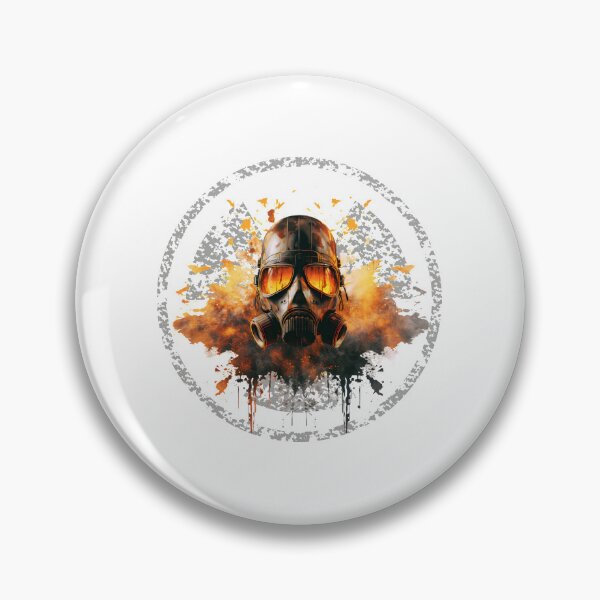 Item preview, Radiation and Mask with fire designed and sold by Redjakkal.