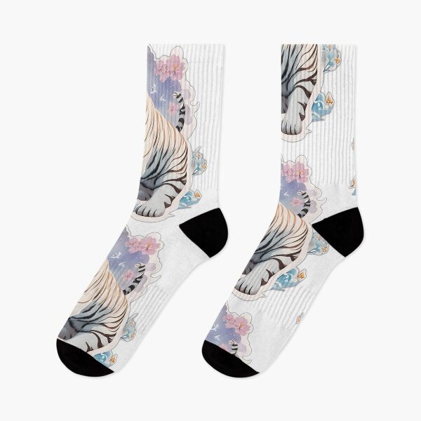 Item preview, cute white tiger designed and sold by AP.