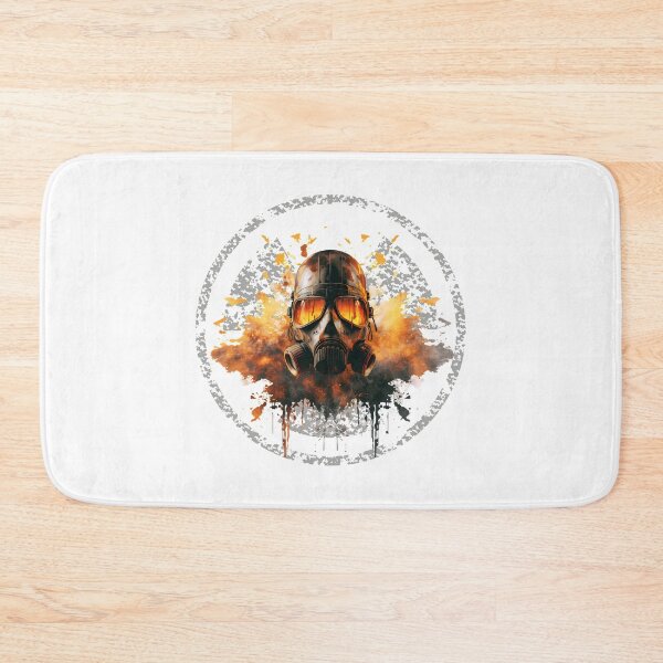 Item preview, Radiation and Mask with fire designed and sold by Redjakkal.