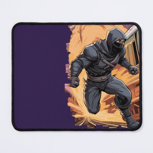 Item preview, Smoke and Steel: a Ninja hopping off the train  designed and sold by venezuel4n.