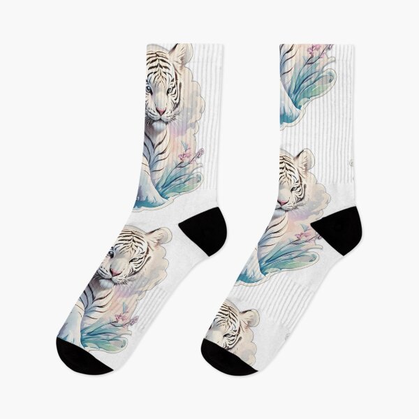 Item preview, cute white tiger designed and sold by AP.