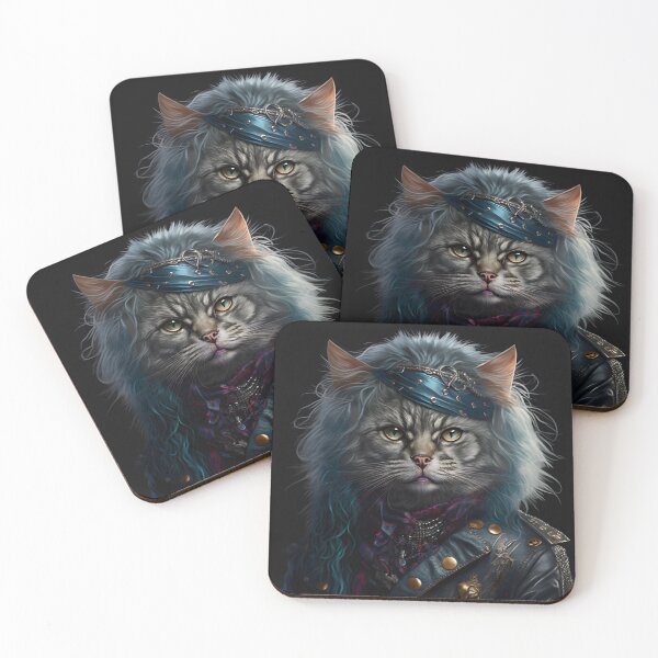 Item preview, 1980s rockstar cat.  designed and sold by McKinneyDigital.