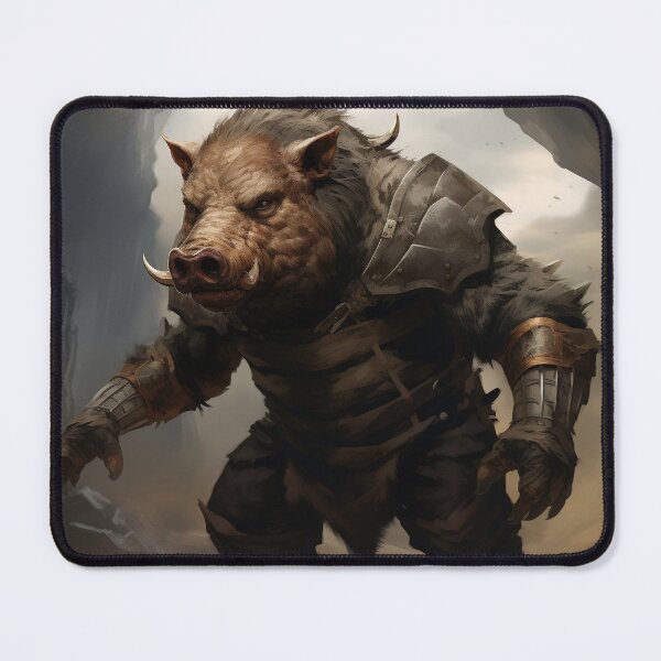 Item preview, Fierce Boar Warrior designed and sold by PrintifyWorld.