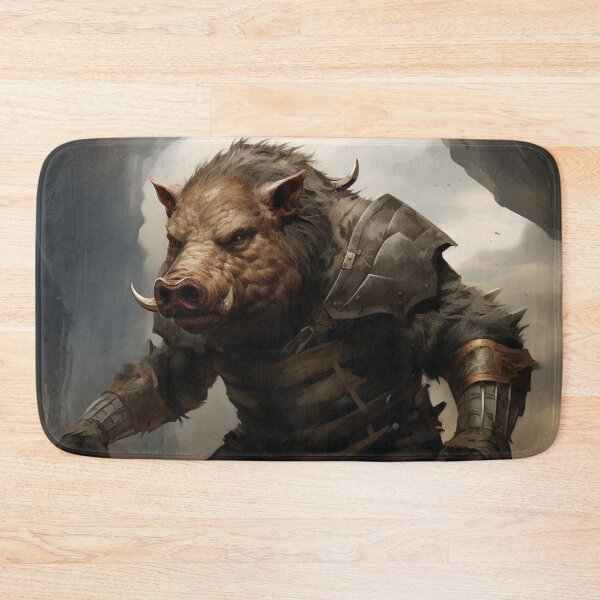 Item preview, Fierce Boar Warrior designed and sold by PrintifyWorld.