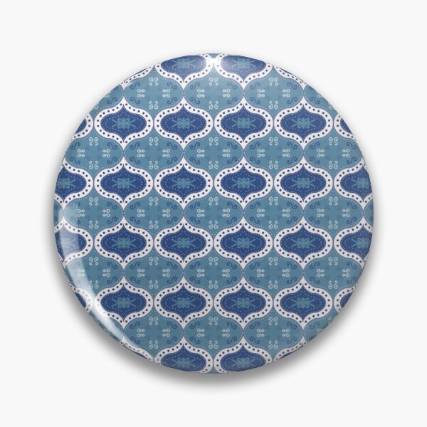 Item preview, Ogee blue designed and sold by WMossDesigns.