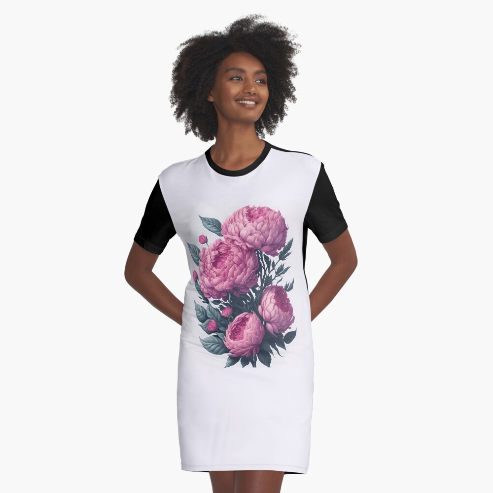 Item preview, Graphic T-Shirt Dress designed and sold by vectormarketnet.
