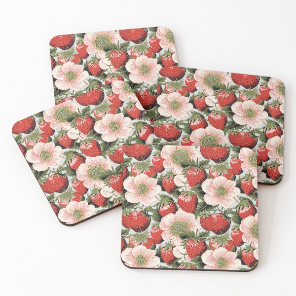 Item preview, Berrylicious Delights: Blossoming Strawberries designed and sold by RooTheCreative.