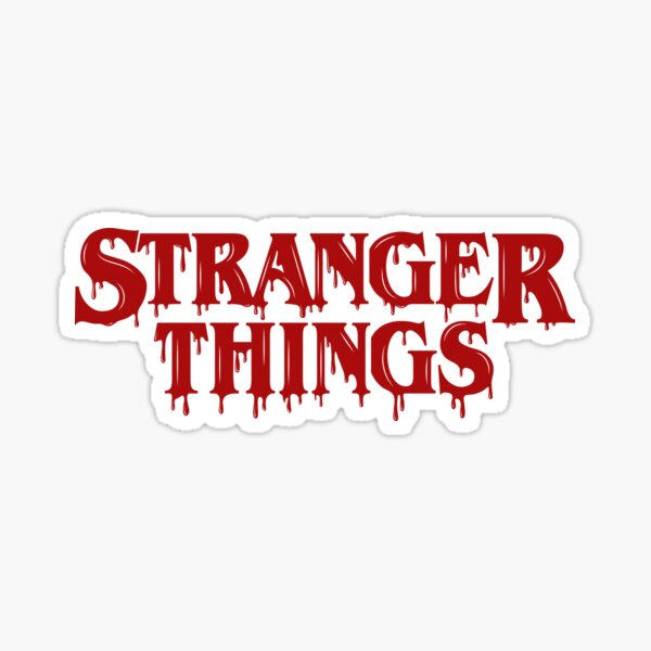 Item preview, Stranger Things Logo Drips designed and sold by Seven Design.