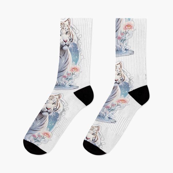 Item preview, cute white tiger designed and sold by AP.