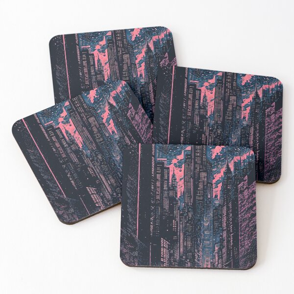 Item preview, Captivating Night Cityscape Drawing designed and sold by cocomikozza.