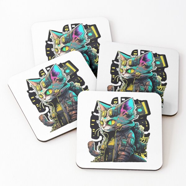 Item preview, Cyberpunk Cat #2 designed and sold by RICK-TURNER.