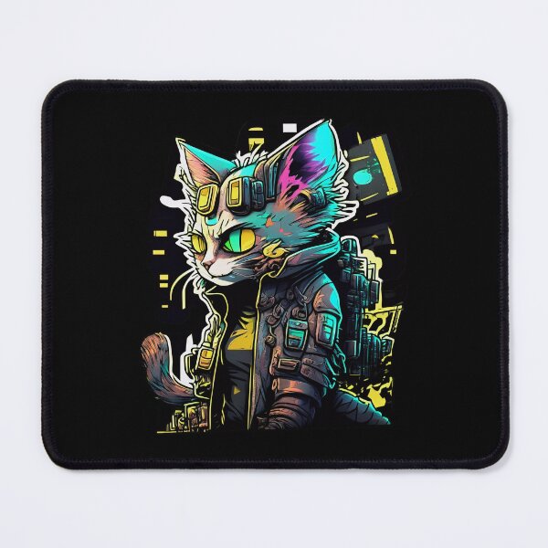 Item preview, Cyberpunk Cat #2 designed and sold by RICK-TURNER.