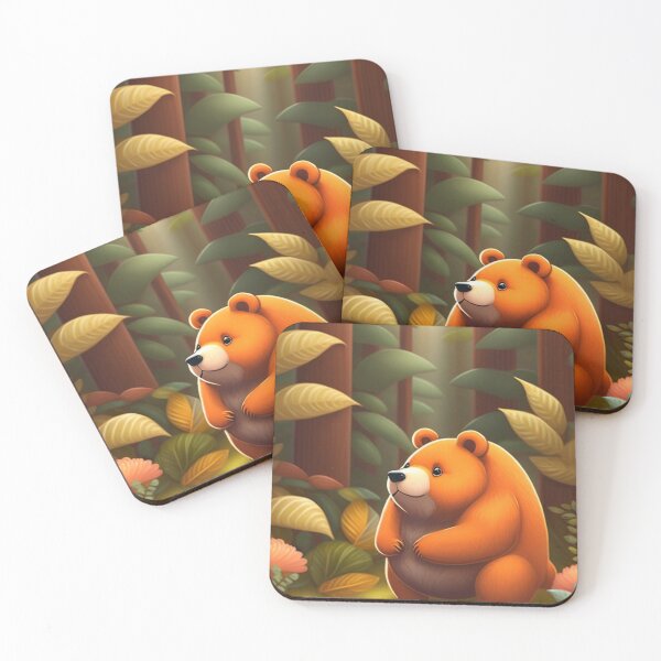 Item preview, Cutie Fatty Bear is in the jungle waiting for his friend designed and sold by Magical-bear.