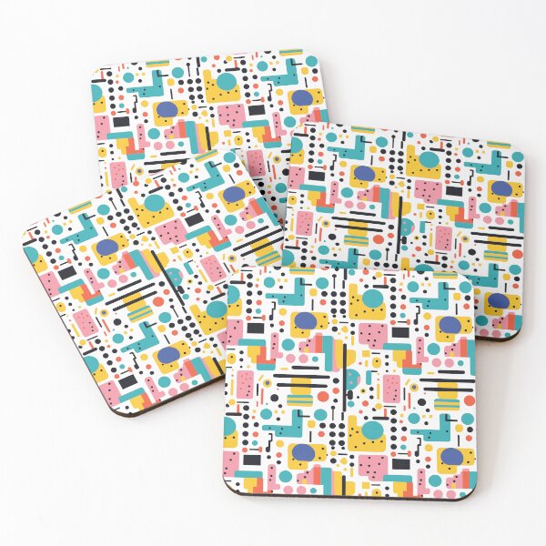 Item preview, Memphis Mosaic: A Kaleidoscope of Colours designed and sold by RooTheCreative.