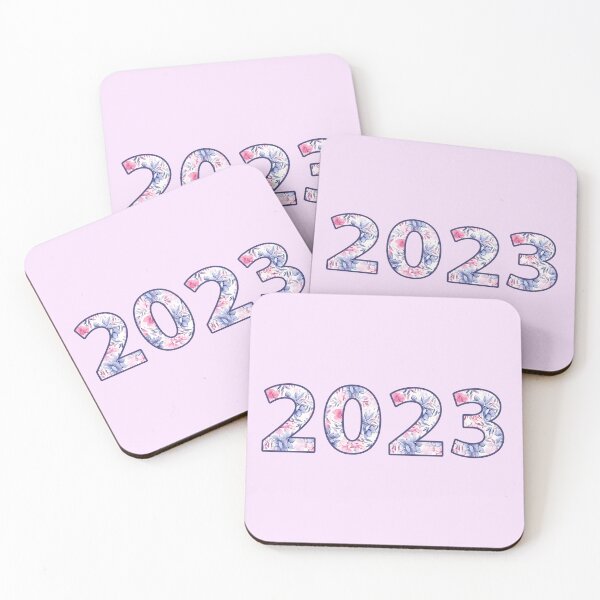 Item preview, Floral Watercolor Numbers 2023 designed and sold by taniasofia.