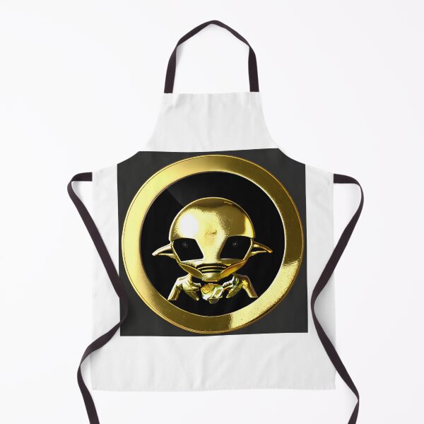 Item preview, an-alien-coin-from-year-3010-with-an-alien-on-it-made-of-gold-very-old-663075112 (2) designed and sold by tileartwork.