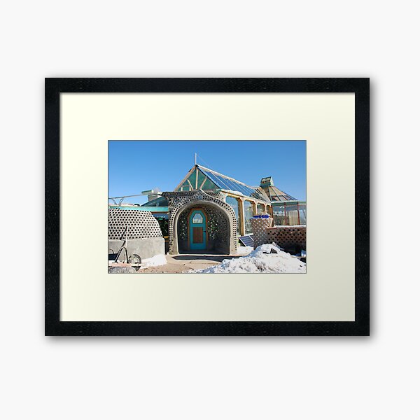 The Phoenix Earthship Framed Art Print