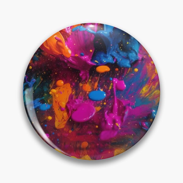 Item preview, Salpicaduras de caleidoscopio de colores brillantes designed and sold by ShopWilPrints.