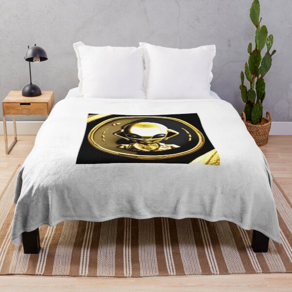 Item preview, an-alien-coin-from-year-3010-with-an-alien-on-it-made-of-gold-very-old-663075112 (3) designed and sold by tileartwork.