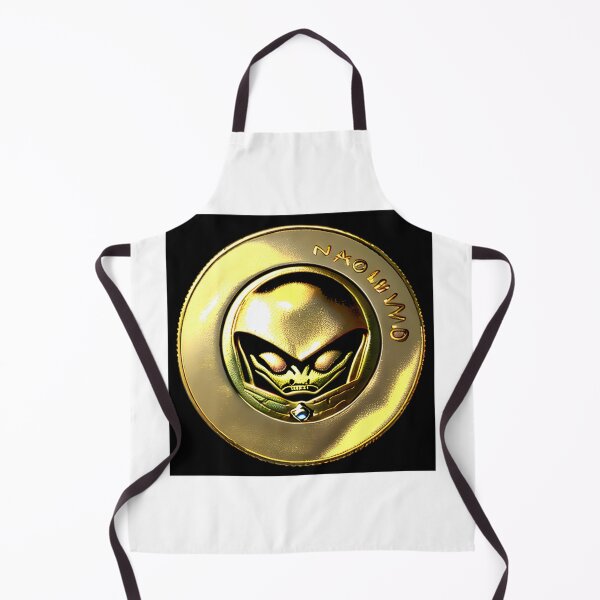 Item preview, an-alien-coin-from-year-3010-with-an-alien-on-it-made-of-gold-very-old-663075112 designed and sold by tileartwork.