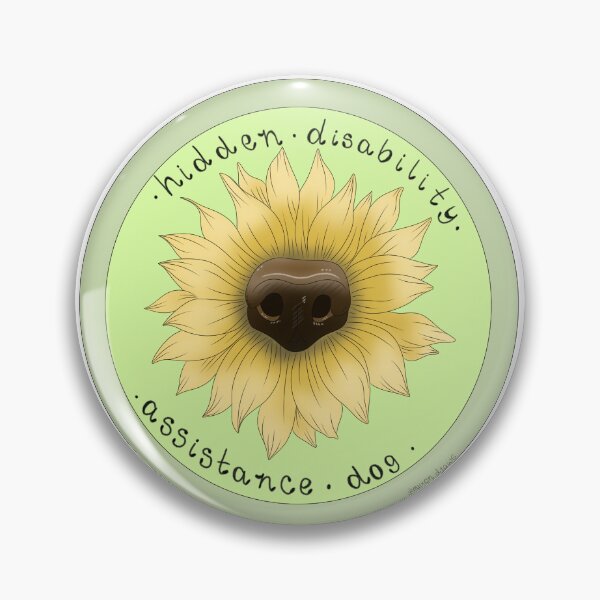 Item preview, Hidden Disability Assistance Dog (Brown Nose)  designed and sold by mrixondraws.