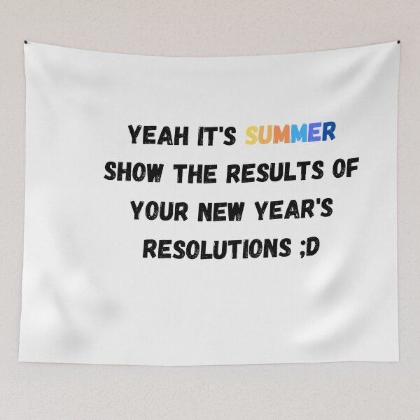 Item preview, Yeah it's summer show the results of you new year's resolutions designed and sold by SmileshareShop.