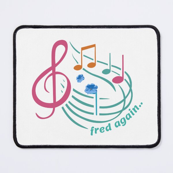 Item preview, Fred again art, remix, again logo, music, blue flowers designed and sold by mayaone.