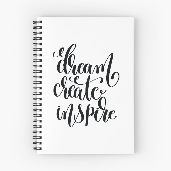 Item preview, Dream Create Inspire / Startup Inspirational Quote designed and sold by ProjectX23.