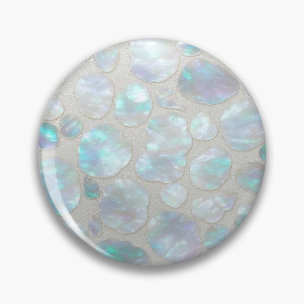 Item preview, Mother of pearl shell shapes in silver inset illustration designed and sold by ArtyBuys.