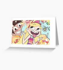 Star Vs The Forces of Evil Greeting Card