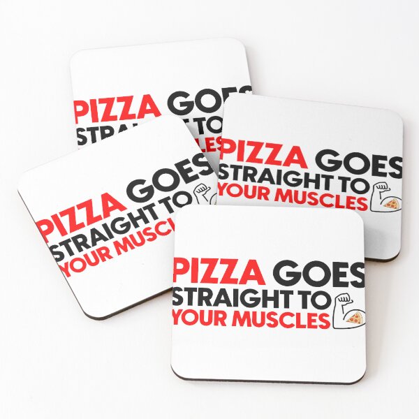 Item preview, Pizza goes straight to your muscles designed and sold by Bigilyy.