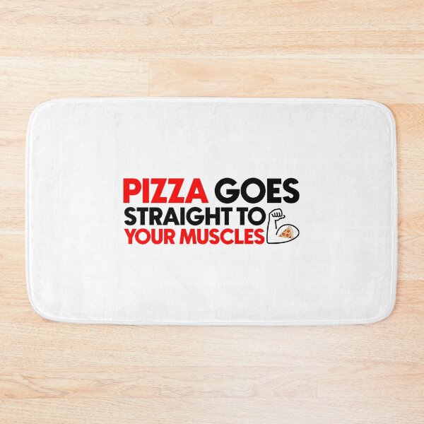 Item preview, Pizza goes straight to your muscles designed and sold by Bigilyy.