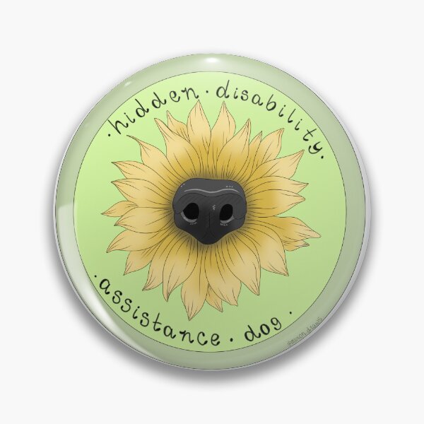 Item preview, Hidden Disability Assistance Dog (Black Nose)  designed and sold by mrixondraws.