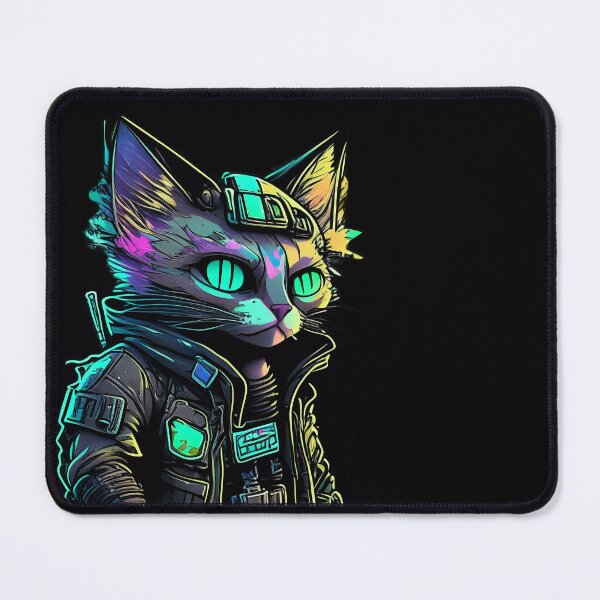 Item preview, Cyberpunk Cat #3 designed and sold by RICK-TURNER.