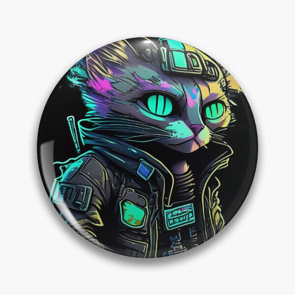 Item preview, Cyberpunk Cat #3 designed and sold by RICK-TURNER.