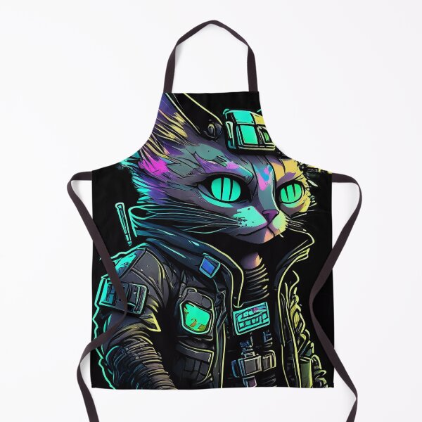 Item preview, Cyberpunk Cat #3 designed and sold by RICK-TURNER.