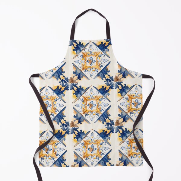 Item preview, azulejos in tiles-yellow designed and sold by ahawonderland.