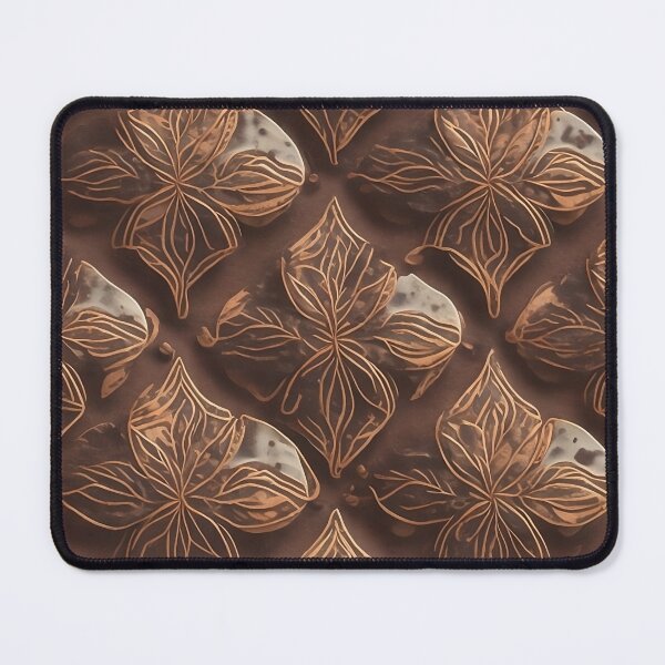 Item preview, Coffee beans and tea leaves pattern designed and sold by GracefulGems.