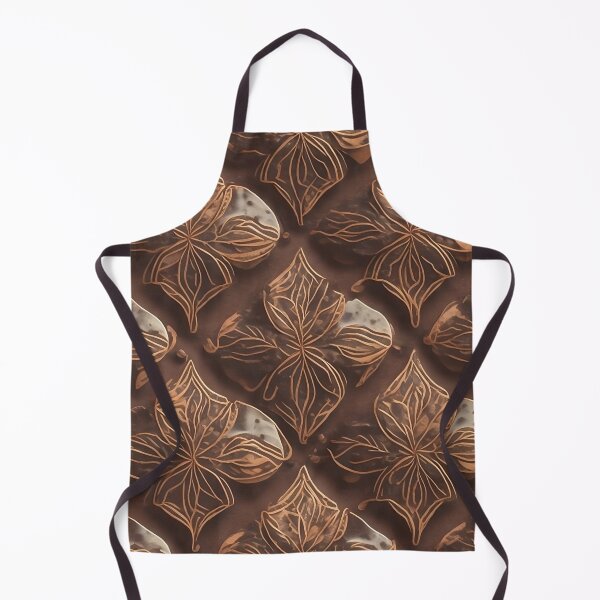 Item preview, Coffee beans and tea leaves pattern designed and sold by GracefulGems.