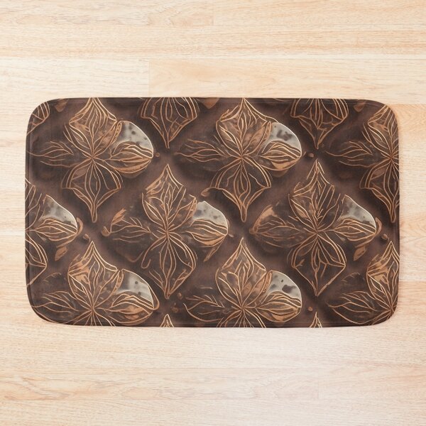 Item preview, Coffee beans and tea leaves pattern designed and sold by GracefulGems.
