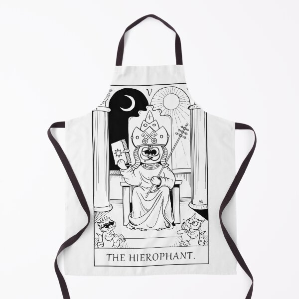 Item preview, Tarot Hierophant black and white designed and sold by Michał Styba.