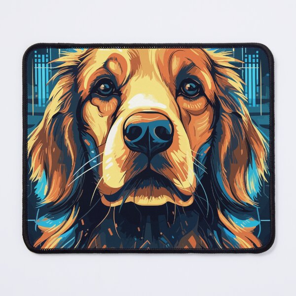 Item preview, Sci Fi Cyberpunk Abstract Golden Retriever Dog Breed designed and sold by Art-Jiyuu.